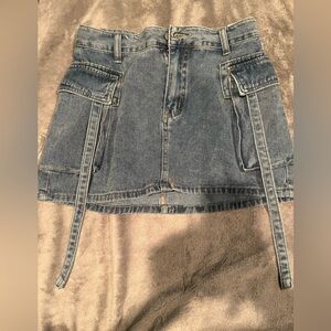 Woman mini skirt